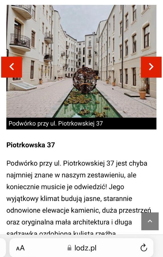 Sweet Dreams Piotrkowska Apartment Λοτζ Εξωτερικό φωτογραφία